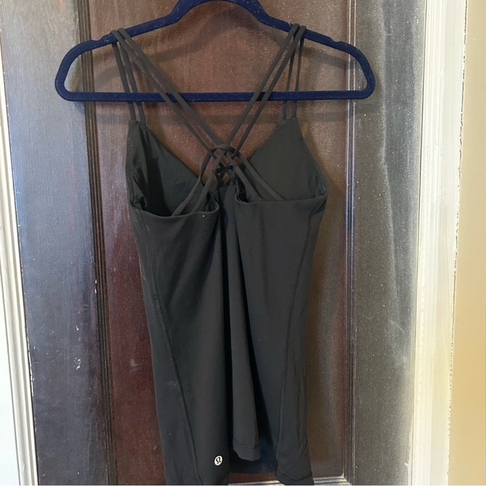 Black Lululemon Strappy Women's tank top